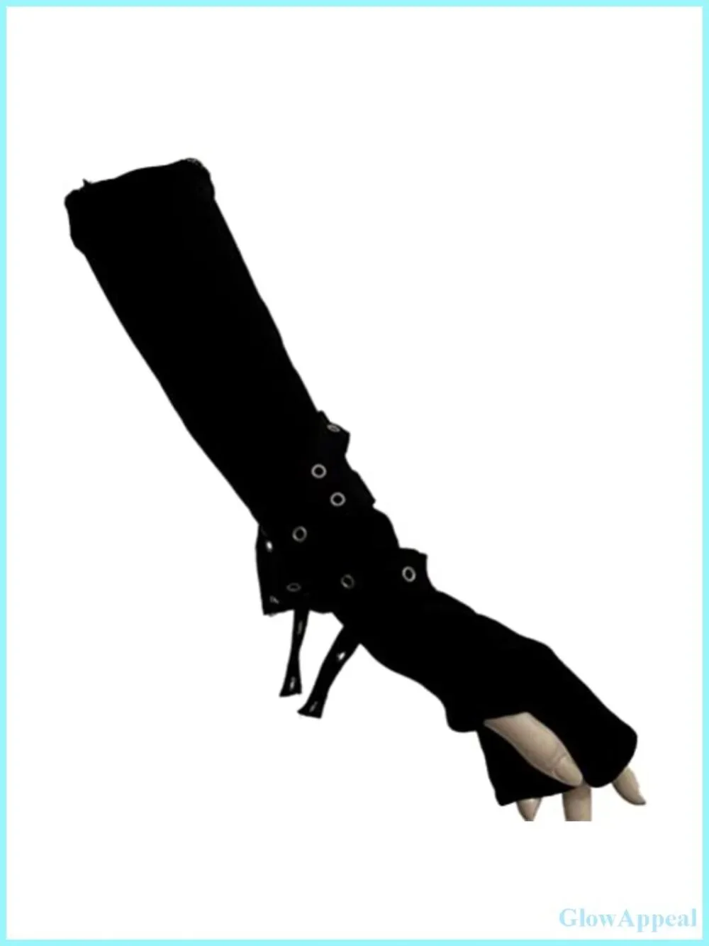 Fingerless Elbow-Length Arm Warmers Punk Goth Grunge Gloves Women Men